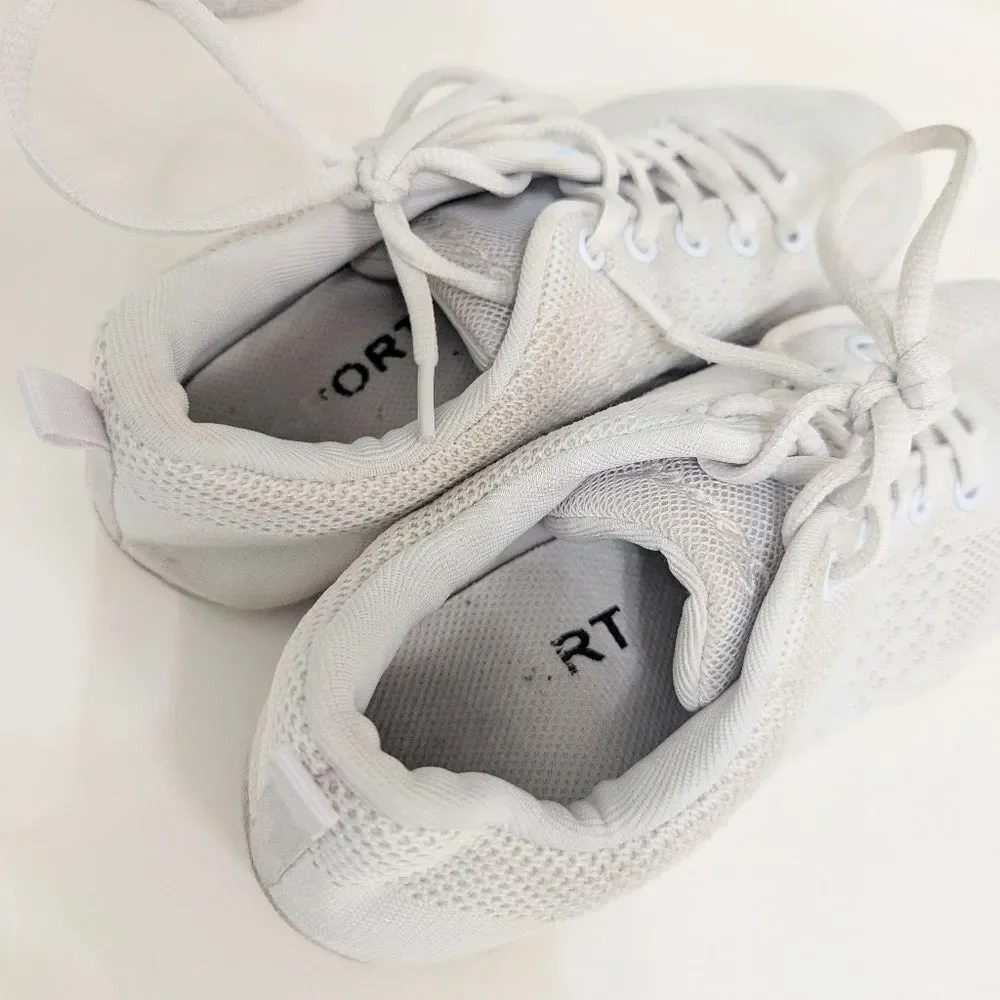 Cheerleading Sneakers White Girls/ Women's 6 Used Cheercore Fitness Practice
